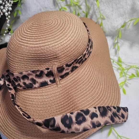NWT INC Leopard Floppy Hat - Picture 9 of 15
